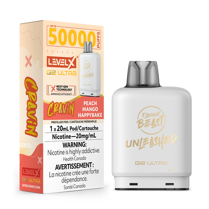 Level X Unleashed Pod - Cravin' Peach Mango Happybake