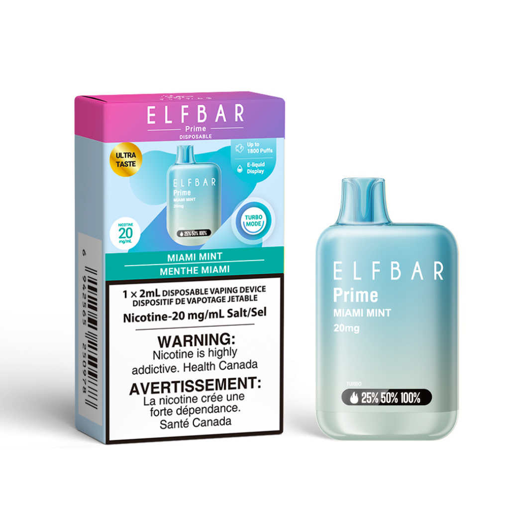 ELFBAR Prime 20mg - Miami Mint