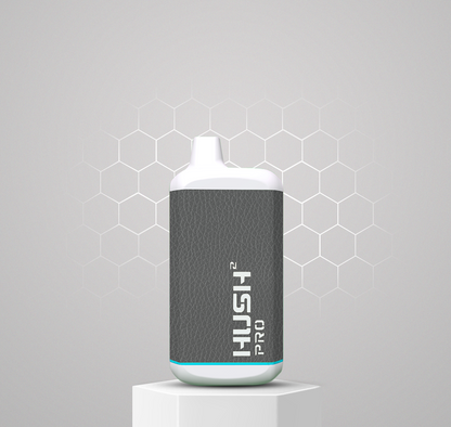 Nova-Hush-2-PRO-Leather-Grey-Switch-Front-510-Vape-Battery-Cannabis-vaporiser-Canada