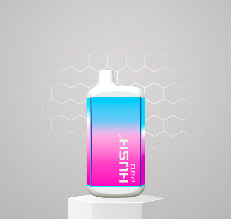 Nova-Hush-2-Pro-Blue-And-Pink-Front-510-Vape-Battery-Cannabis-vaporiser-Canada