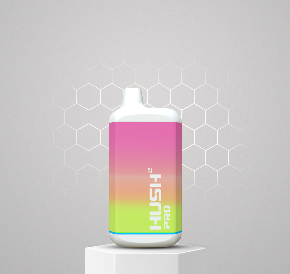 Nova-Hush-2-Pro-Pink-And-Green-Front-510-Vape-Battery-Cannabis-vaporiser-Canada