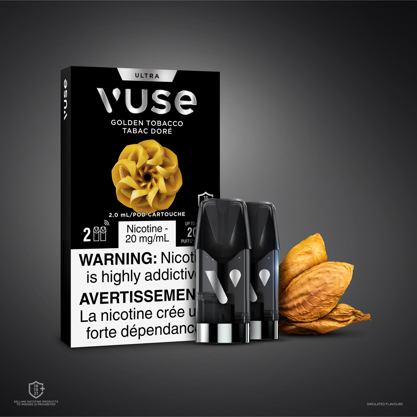 VUSE Ultra Pods - Golden Tobacco