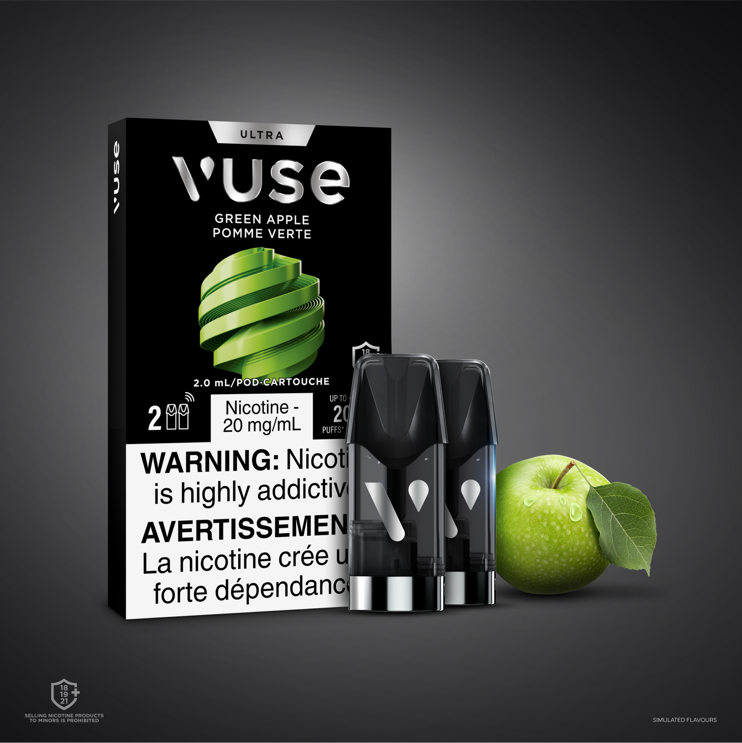 VUSE Ultra Pods - Green Apple