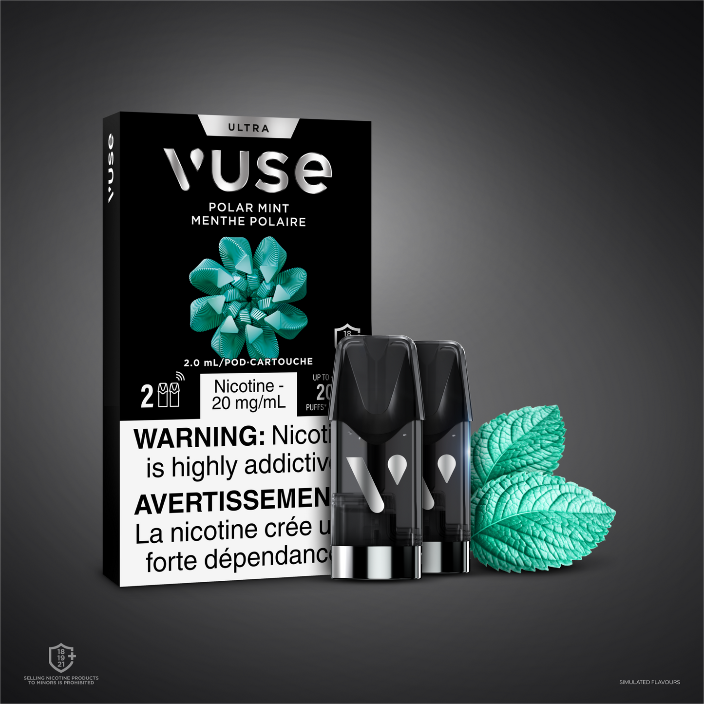 VUSE Ultra Pods - Polar Mint