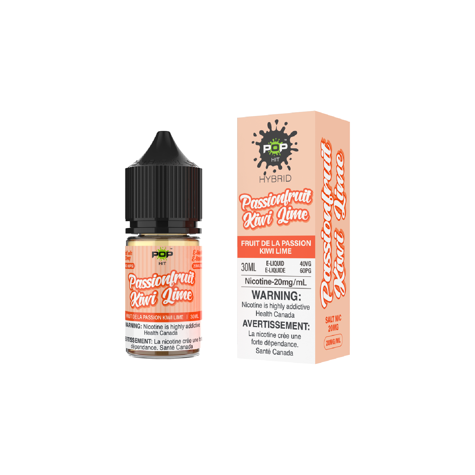 POP-Vapor-30mL-Vape-Eliquid-Free-shipping-Passionfruit-Kiwi-Lime