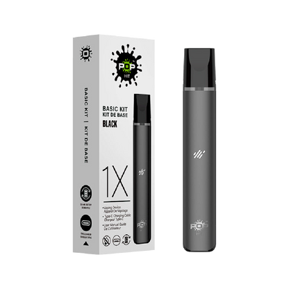 Pop-Hit-Vaping-Rechargeable-Device-Nicotine-Inhale-Sale-Price-Black-