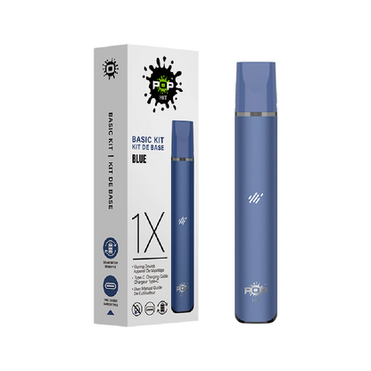 Pop-Hit-Vaping-Rechargeable-Device-Nicotine-Inhale-Sale-Price-Blue