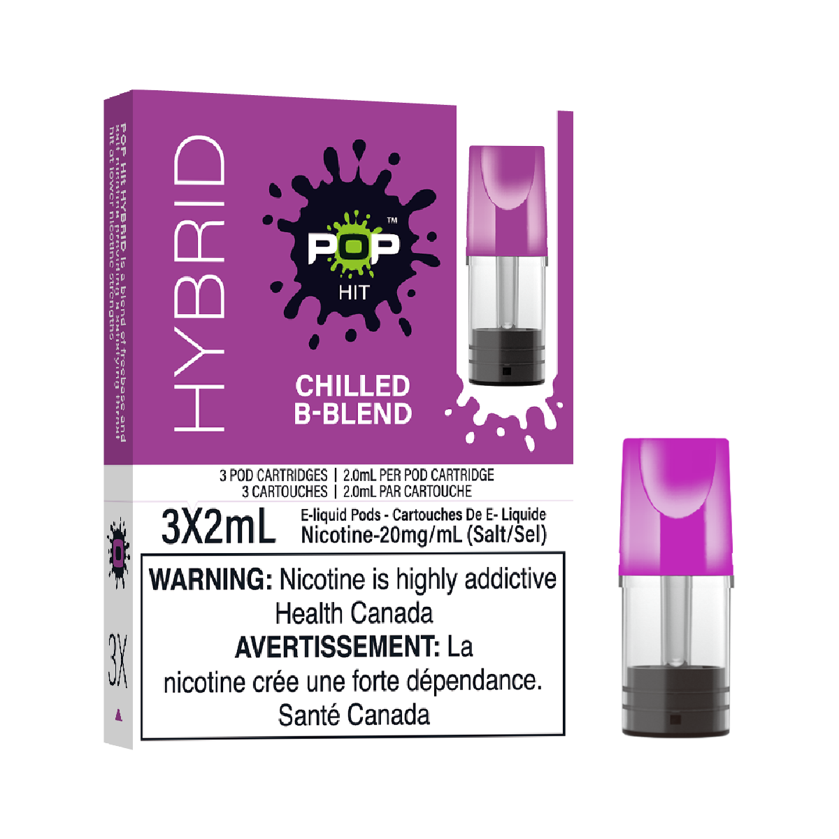 Pop-Vapor-Disposable-Vape-Eliquid-Pod-Chilled-B-Blend