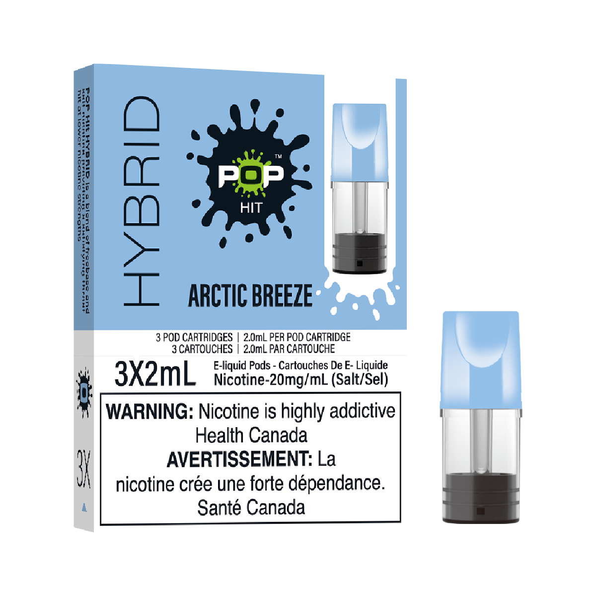 Pop-Vapor-Disposable-Vape-Pod-Free-shipping-Artic-breeze