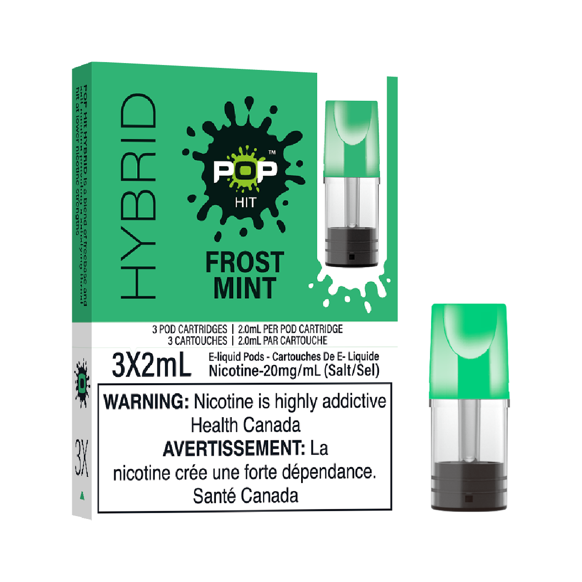 Pop-Vapor-Disposable-Vape-Pod-Free-shipping-Frost-mint