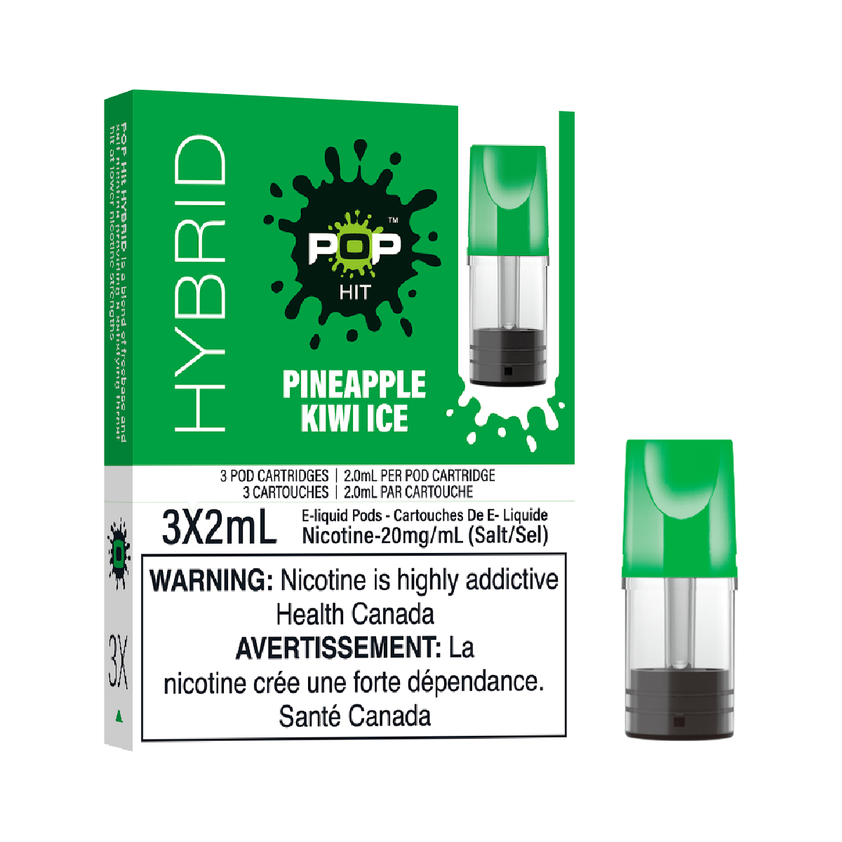 POP-Hybrid-Vape-Pods-Pineapple-Kiwi-Ice-disposable-pod-device-Popvapor