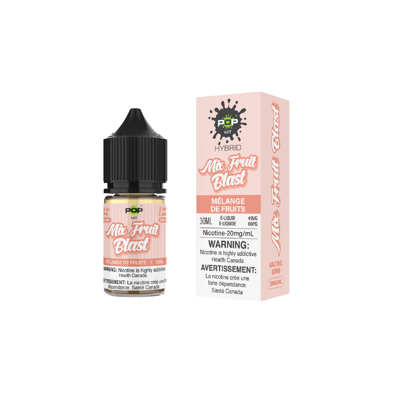 Pop-Vapor-E-Liquid-Mix-Fruit-Blast-Vaping-Nicotine-Bottle