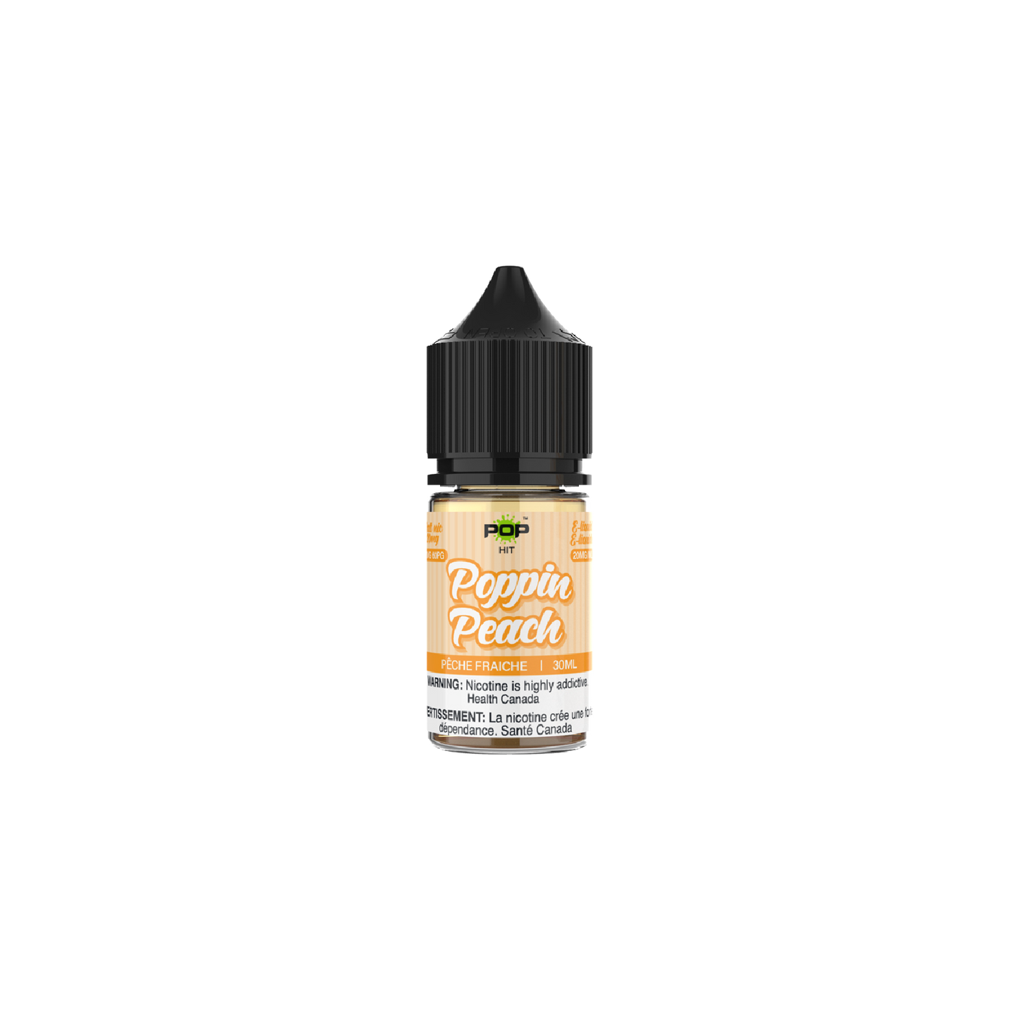 Pop-Vapor-E-Liquid-Poppin-Peach-Vaping-Nicotine-Bottle
