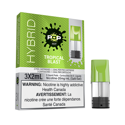 POP Hybrid Vape Pods - 3 Pack Tropical Blast