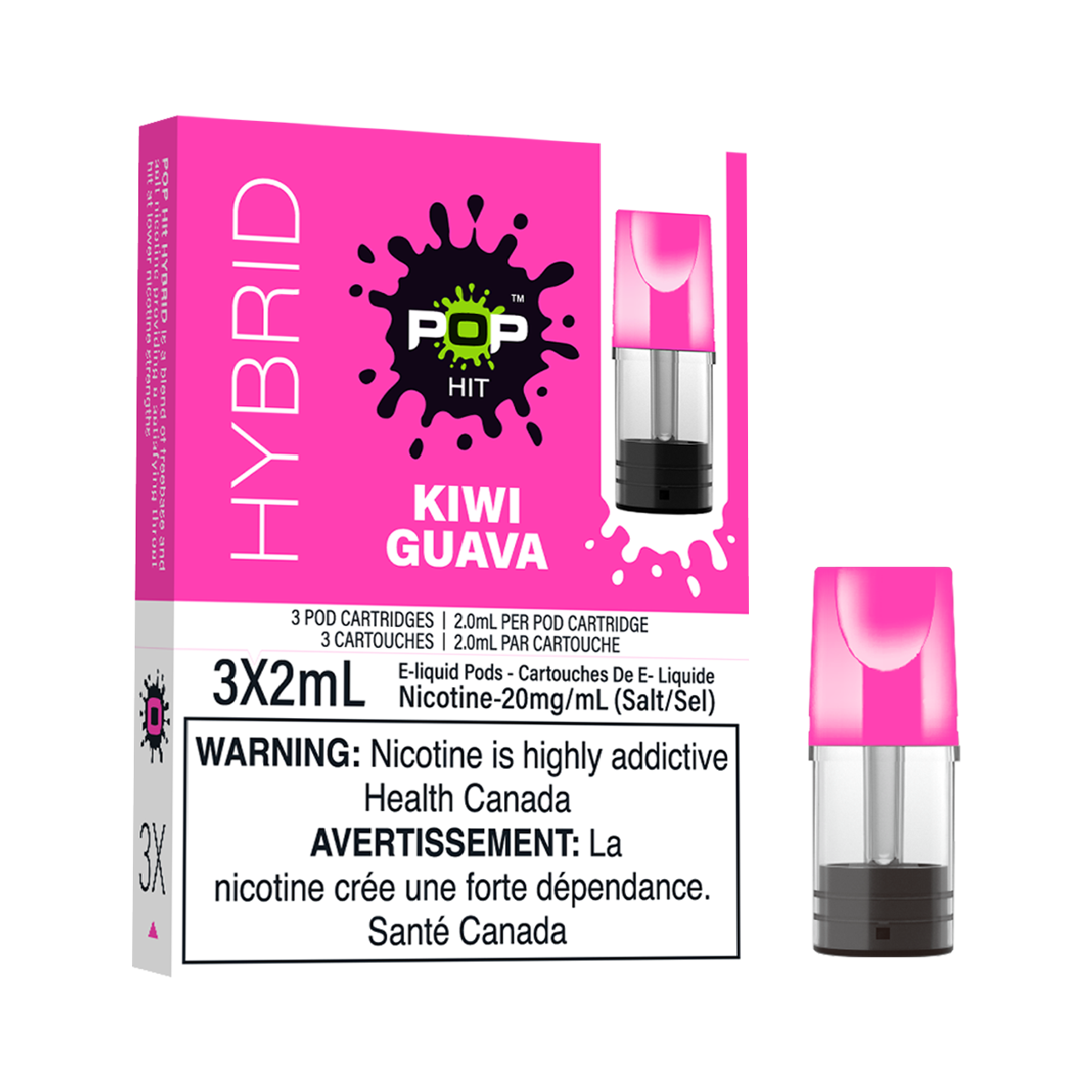 Pop-Vapor-kiwi-guava-Disposable-Vape-Nicotine-Pod