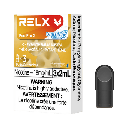 RELX-Pro-2-Chrysanthemum-Ice-Tea-Disposable-Vape-Nicotine-Pod