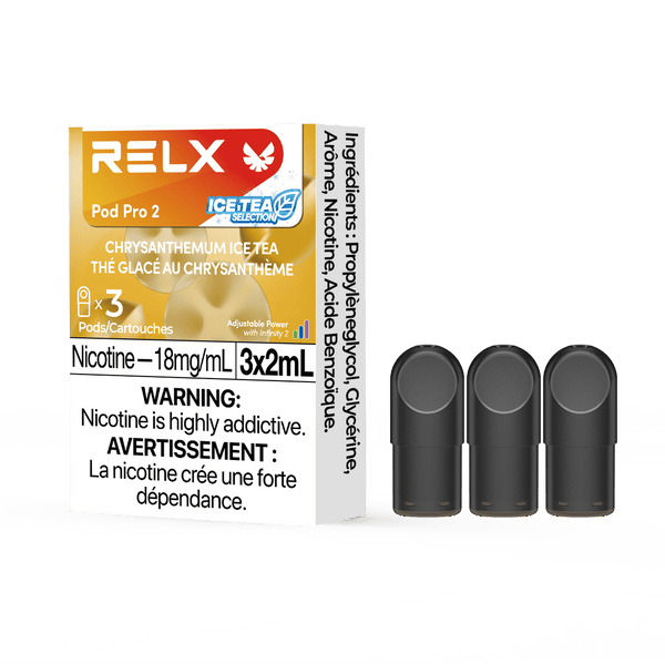 RELX-Pro-2-Chrysanthemum-Ice-Tea-Disposable-Vape-Nicotine-Pod