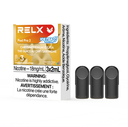 RELX-Pro-2-Chrysanthemum-Ice-Tea-Disposable-Vape-Nicotine-Pod