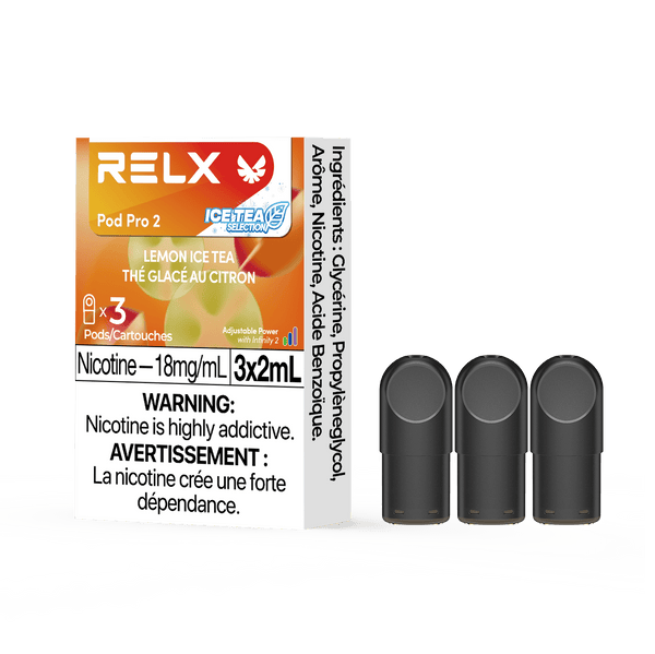 RELX-Pro-2-Disposable-Vape-Eliquid-Pod-Lemon-ice-tea