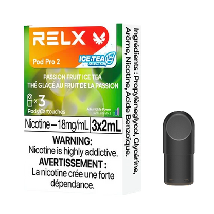 RELX-Pro-2-Disposable-Vape-Eliquid-Pod-Passion-fruit-ice-Tea