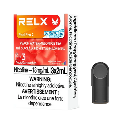 RELX-Pro-2-Disposable-Vape-Eliquid-Pod-Peach-Watermelon-ice-tea