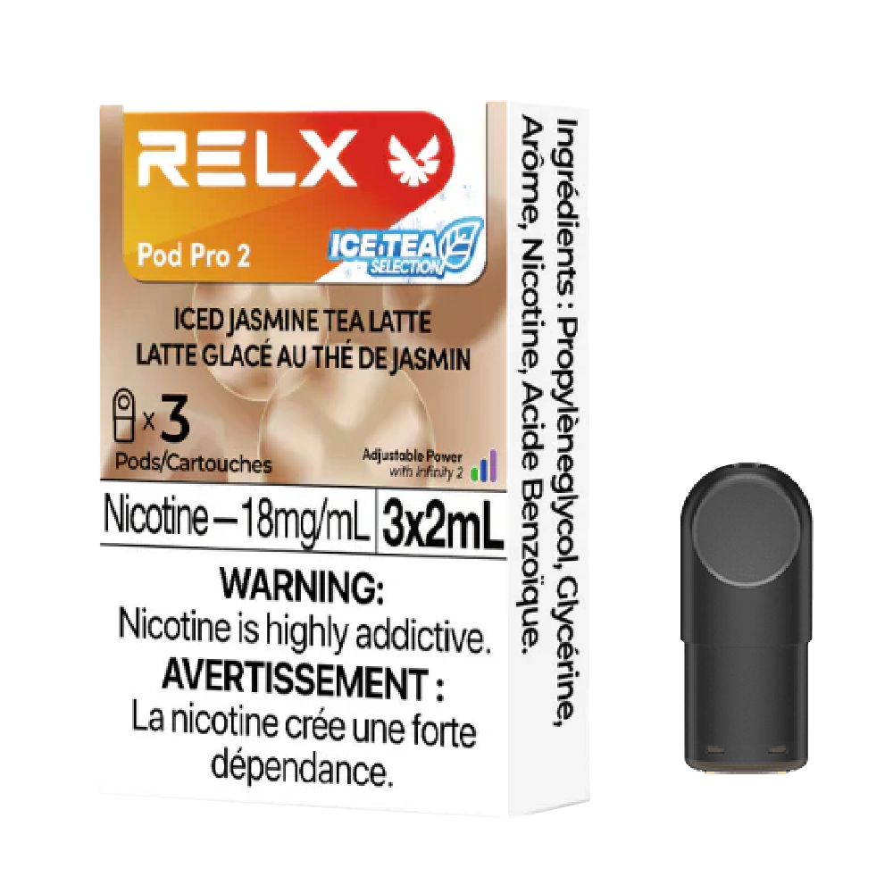 RELX-Pro-2-Disposable-Vape-Eliquid-Pod-iced-jasmine-tea-latte