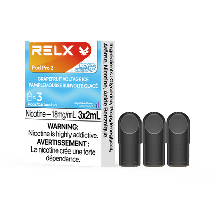 RELX-Pro-2-Disposable-Vape-Pod-Free-shipping-Grapefruit-Voltage-Ice