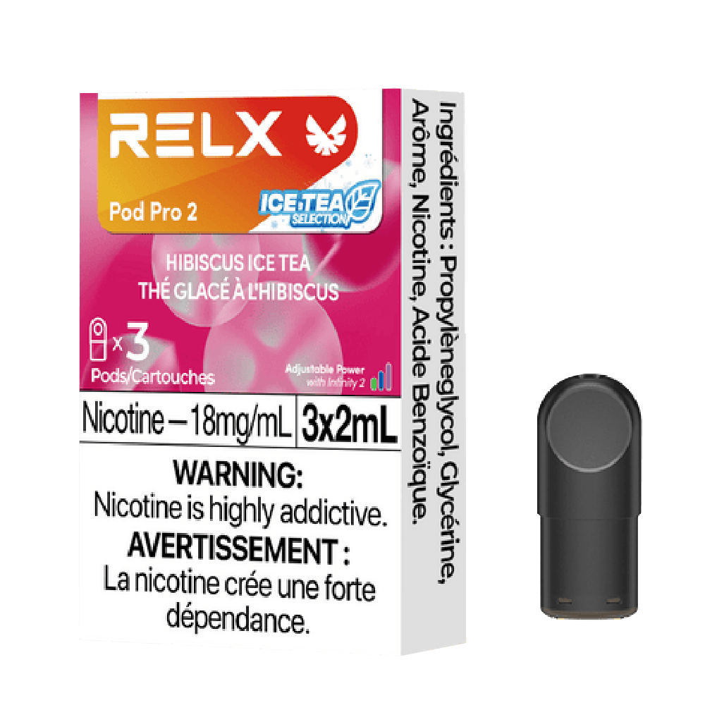 RELX-Pro-2-Disposable-Vape-Pod-Free-shipping-Hibiscus-Ice-Tea