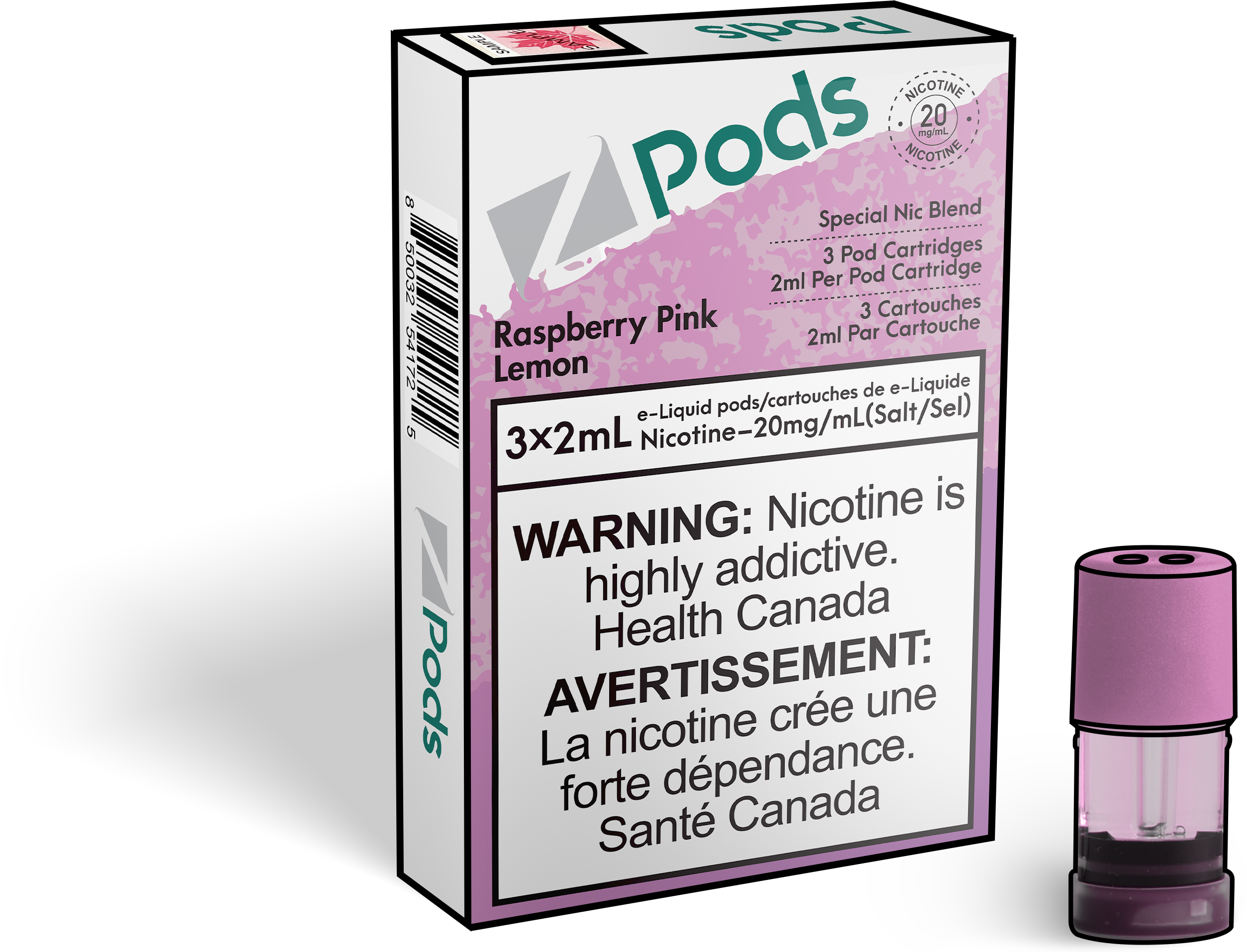Z Pods - Raspberry Pink Lemon