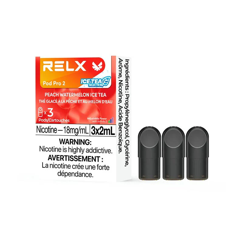 RELX-Pro-2-Disposable-Vape-Eliquid-Pod-Peach-Watermelon-ice-tea