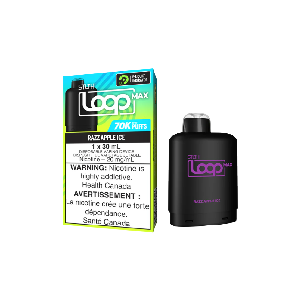 STLTH-LOOP-MAX-70000-STLTH-Razz-Apple-Ice-Flavour-Pod-Sale-