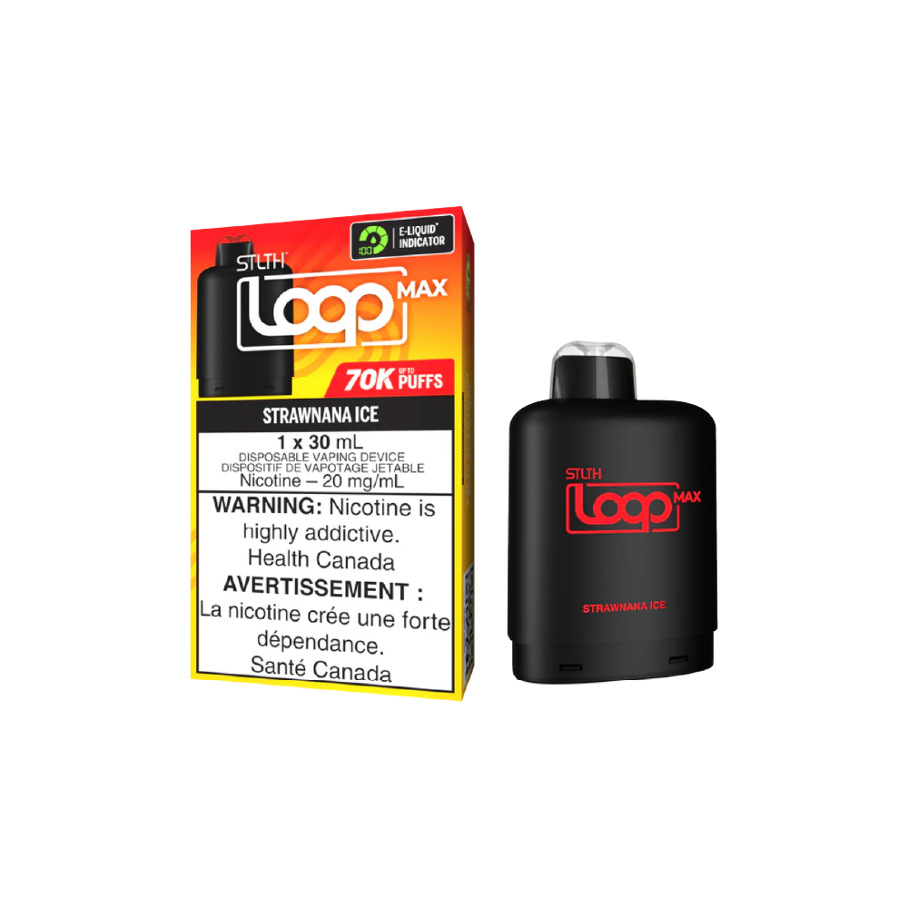 STLTH-LOOP-MAX-70k-Puffs-Strawnana-Ice-Disposable-Vape-Pod