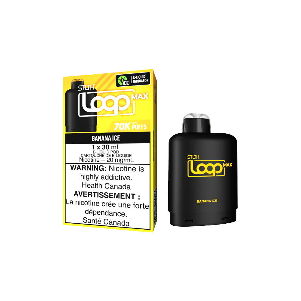 STLTH-LOOP-MAX-Disposable-Vape-Pod-Eliquid-Banana-Ice