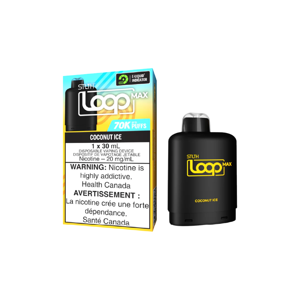 STLTH-LOOP-MAX-Disposable-Vape-Pod-Eliquid-Coconut-Ice
