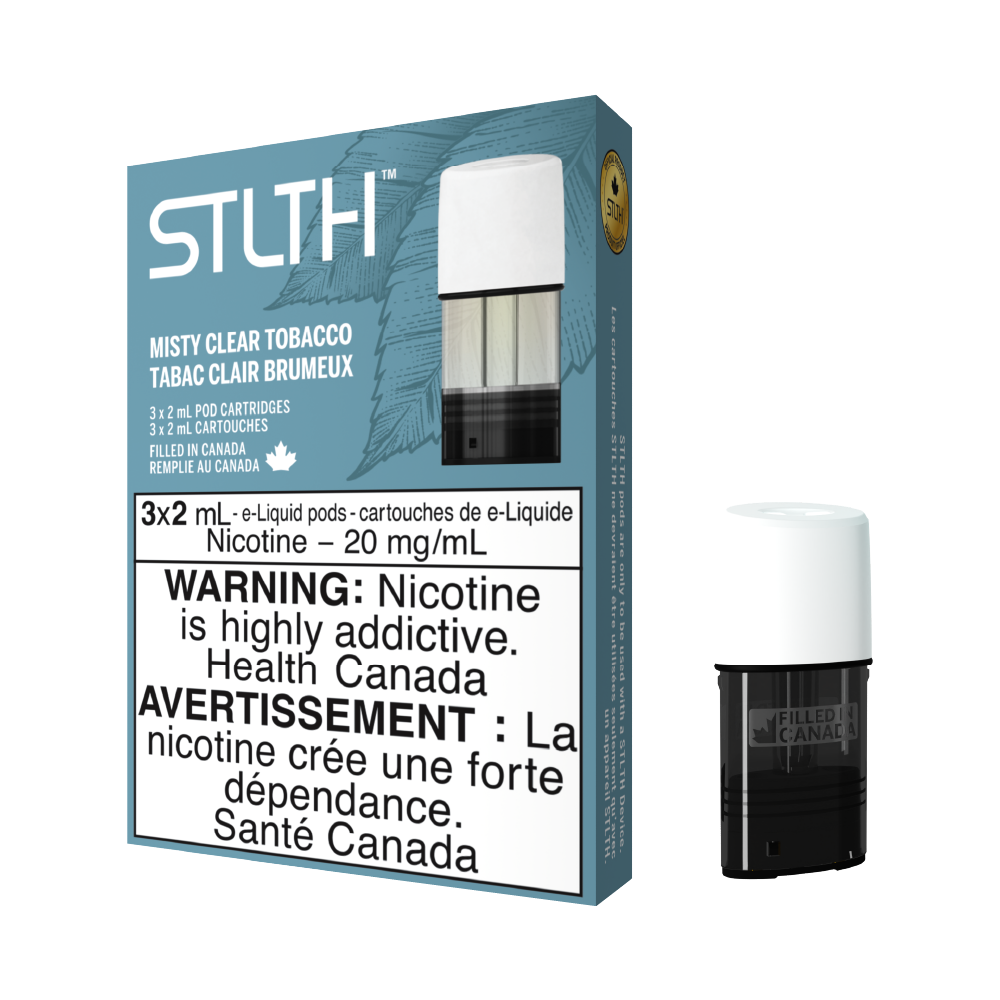 STLTH-Original-Disposable-Vape-Eliquid-Pod-Misty-Clear-Tobacco
