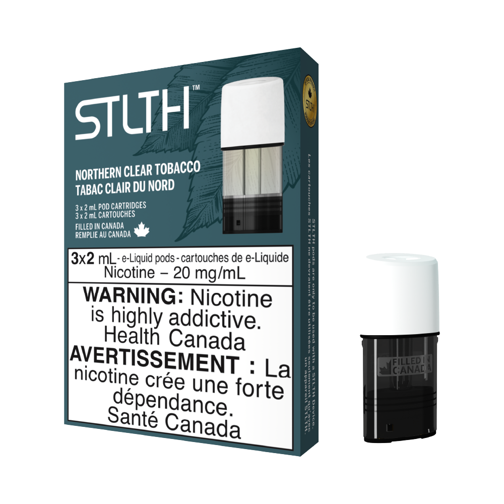 STLTH-Original-Disposable-Vape-Eliquid-Pod-Northern-Clear-Tobacco