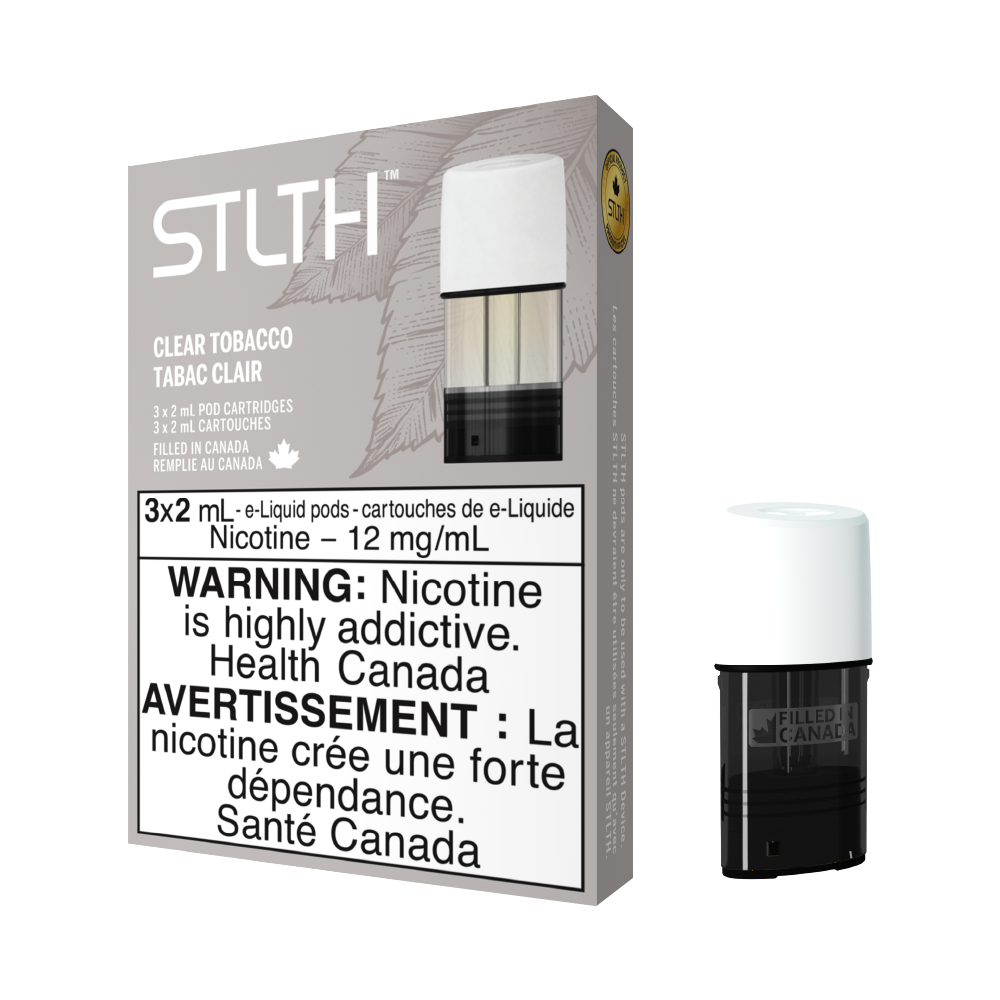 STLTH-Original-Disposable-Vape-Pod-Free-shipping-Clear-Tobacco