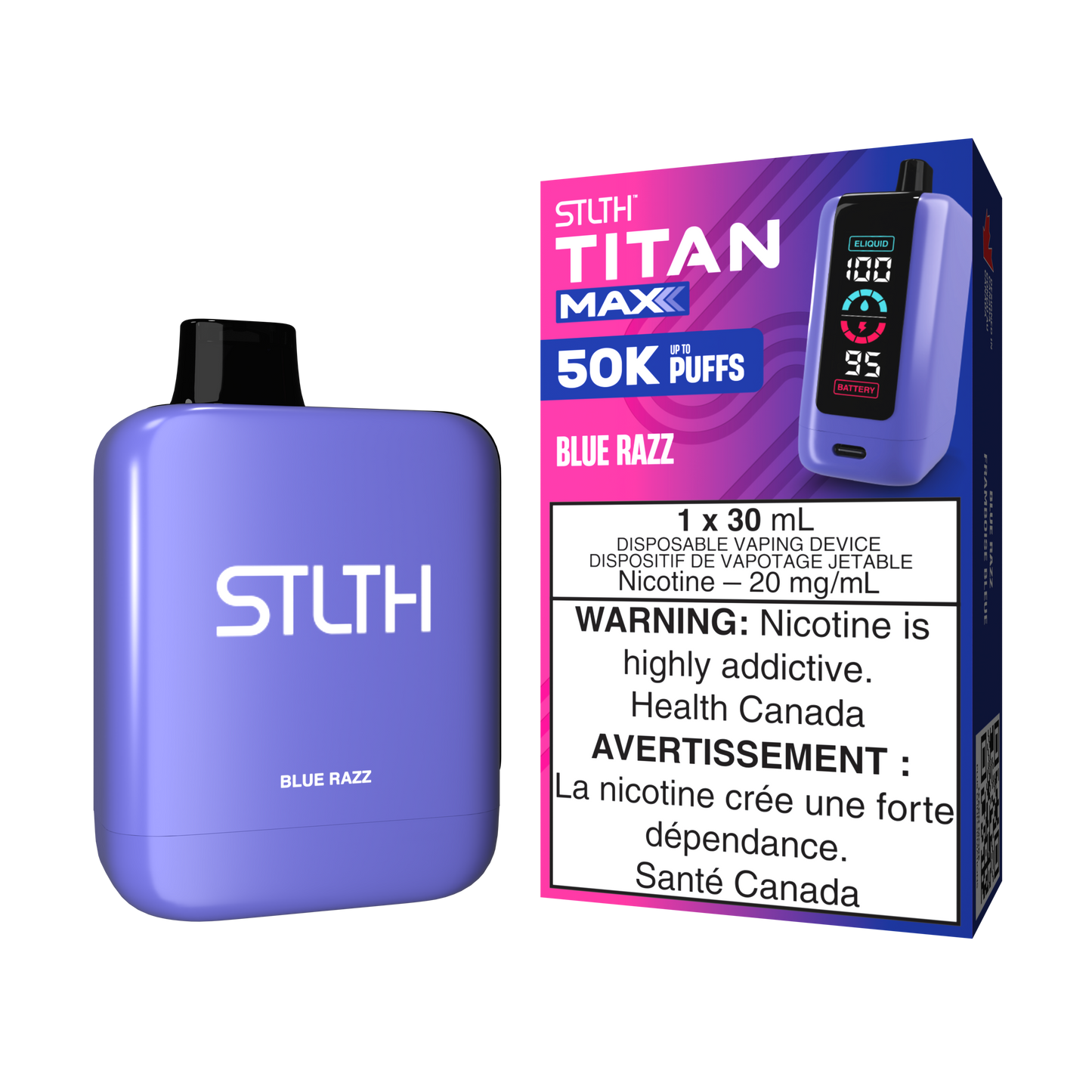STLTH-Titan-Max-50K-Puffs-Blue-Razz-Disposable-Vape-