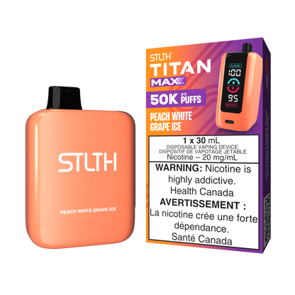 STLTH-Titan-Max-50K-Puffs-Disposable-Vape-Eliquid-Peach-White-Grape-Ice-