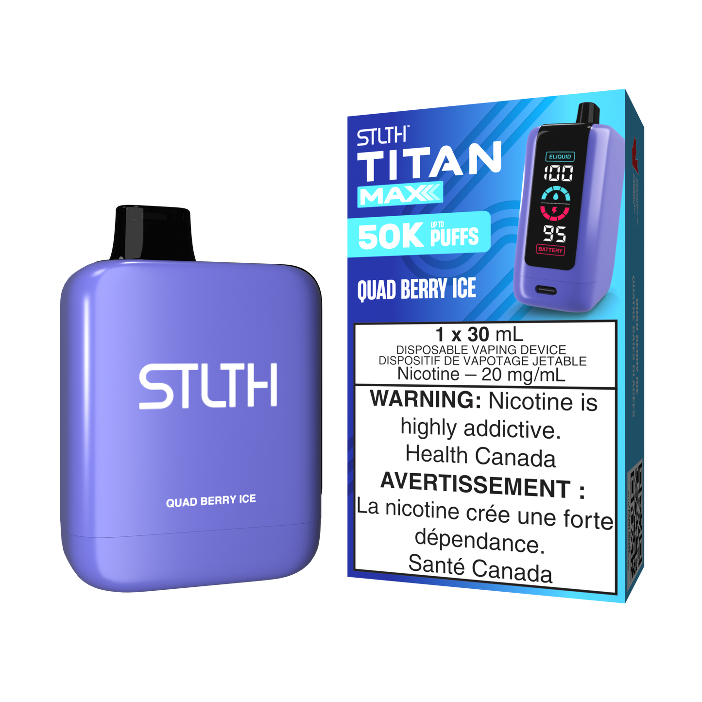 STLTH-Titan-Max-50K-Puffs-Disposable-Vape-Eliquid-Quad-Berry-Ice-