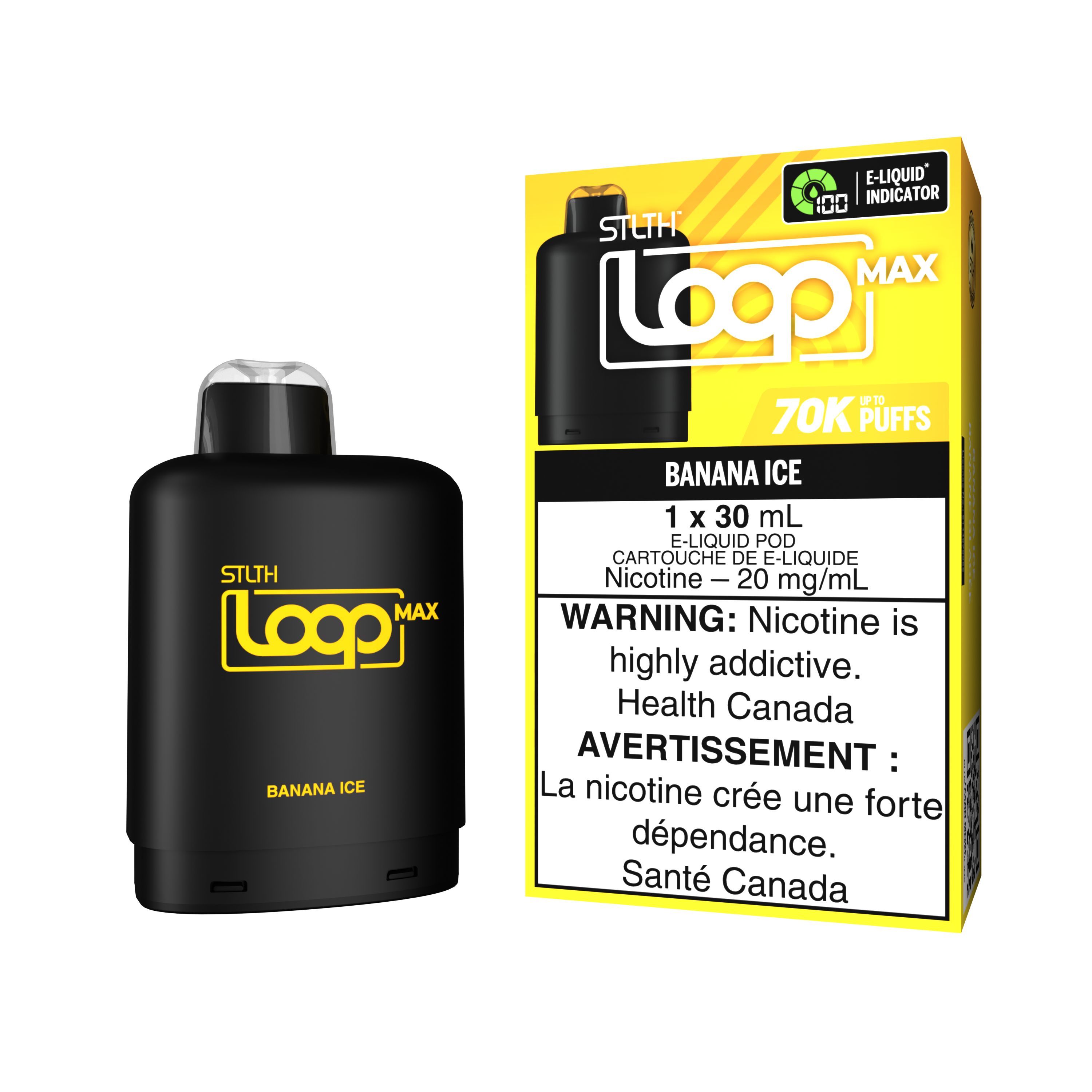 STLTH LOOP Max Pod 30mL - Banana Ice