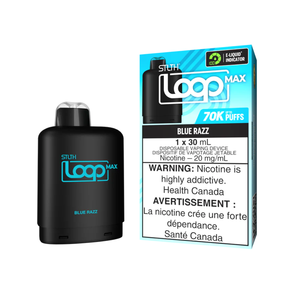 STLTH LOOP Max Pod 30mL - Blue Razz