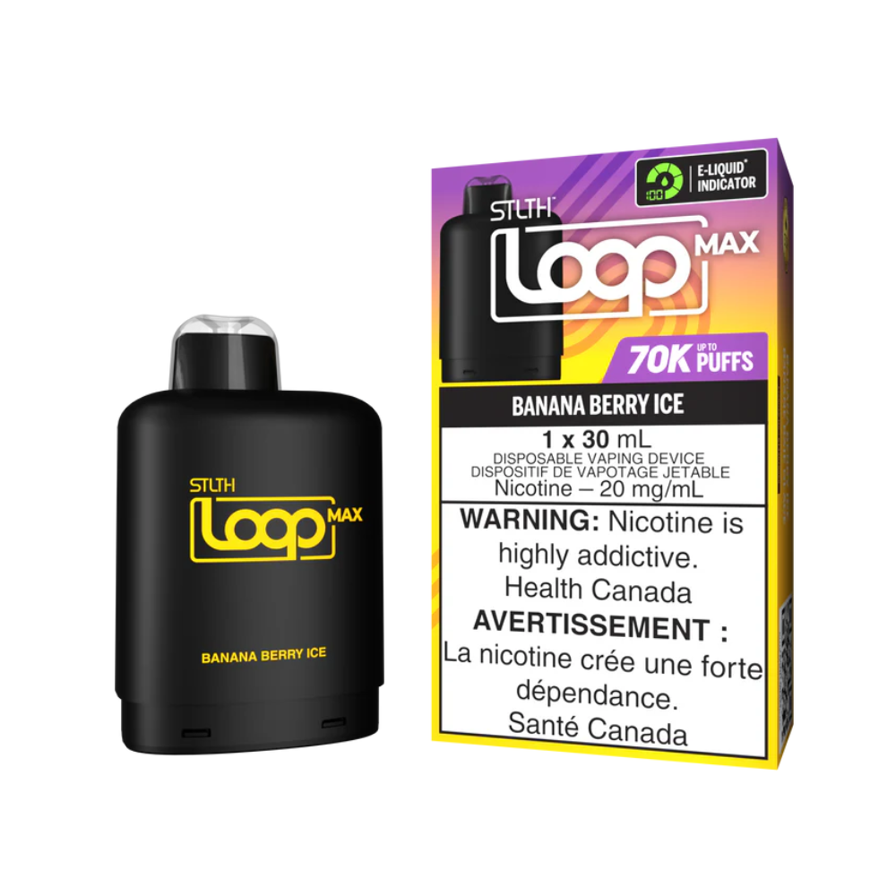 STLTH LOOP Max Pod 30mL - Banana Berry Ice