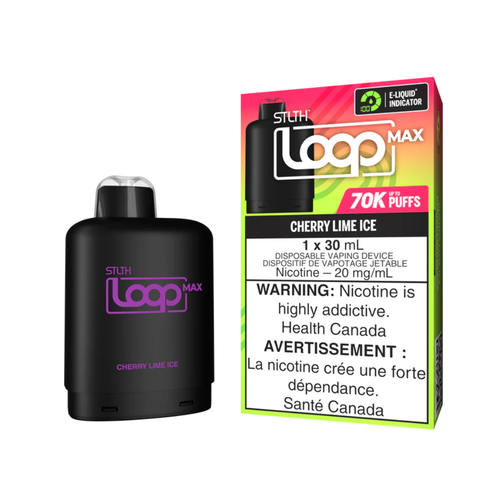 STLTH LOOP Max Pod 30mL - Cherry Lime Ice