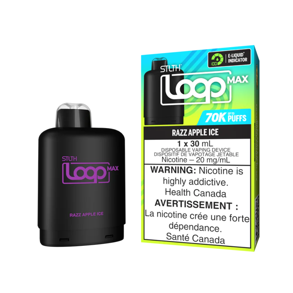 STLTH LOOP Max Pod 30mL - Razz Apple Ice
