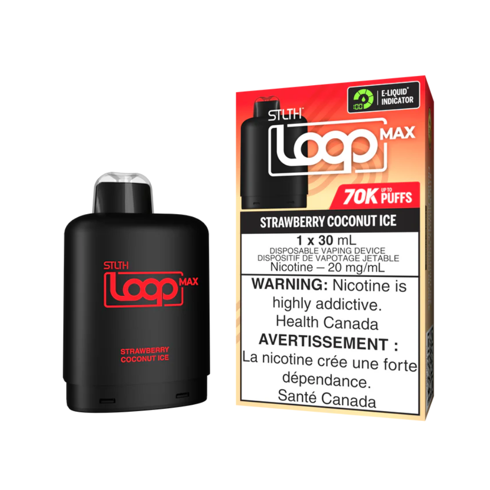 STLTH LOOP Max Pod 30mL - Strawberry Coconut Ice