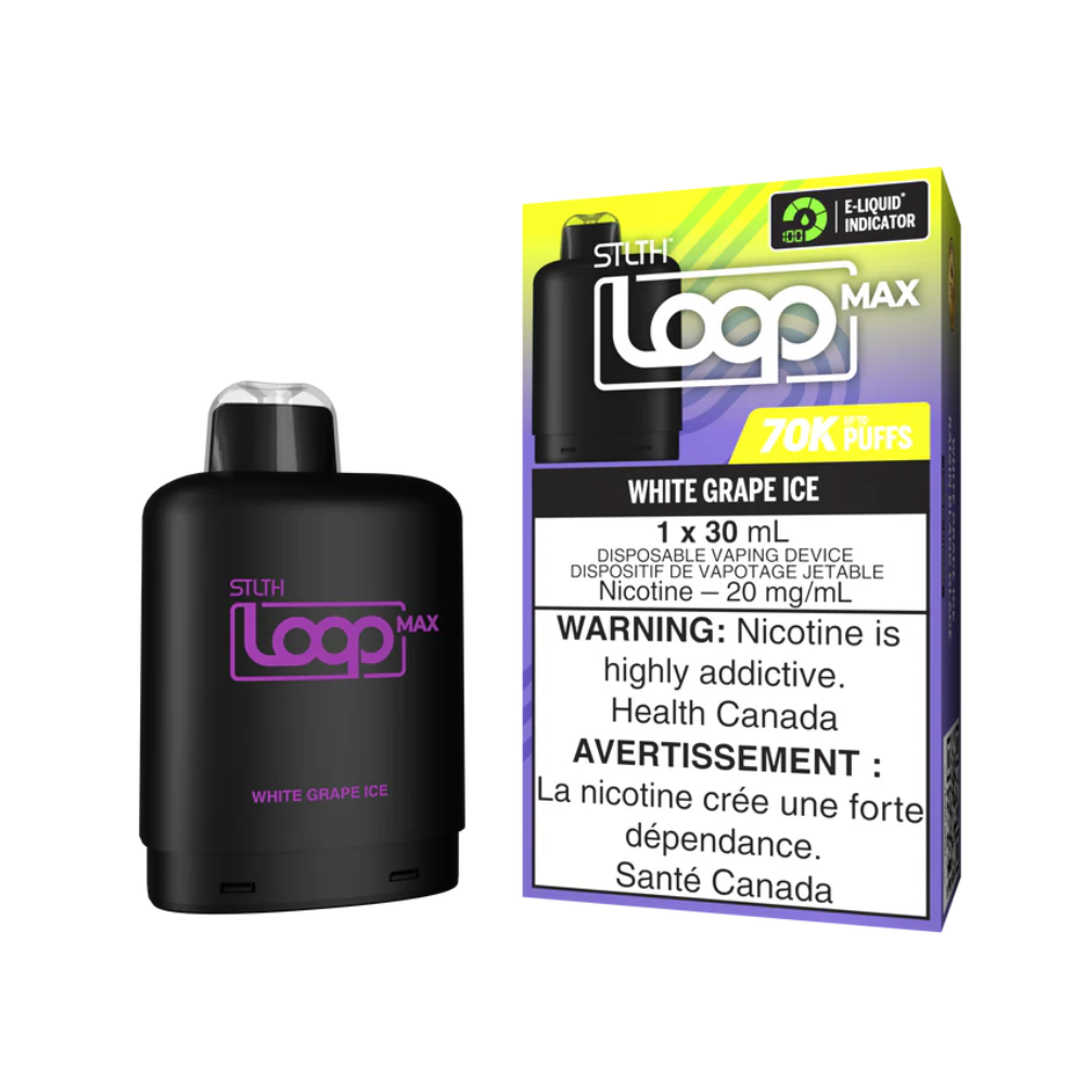 STLTH LOOP Max Pod 30mL - White Grape Ice