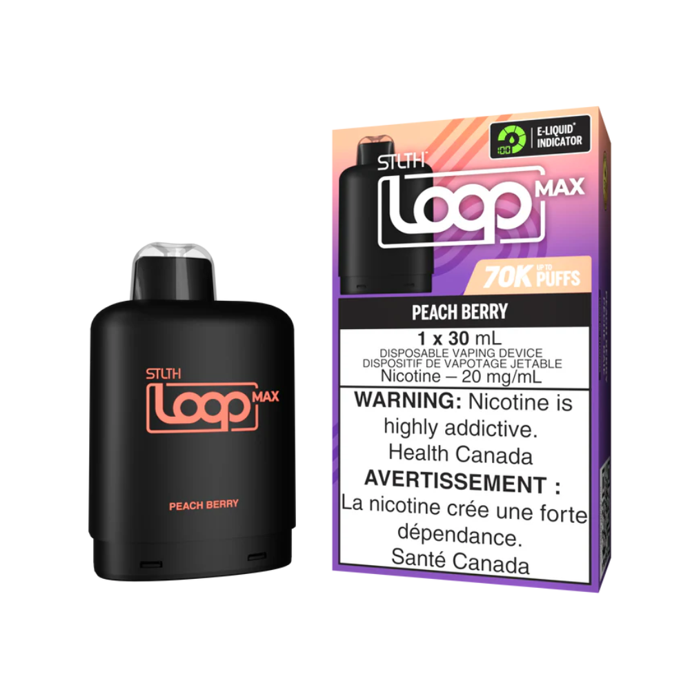 STLTH LOOP Max Pod 30mL - Peach Berry
