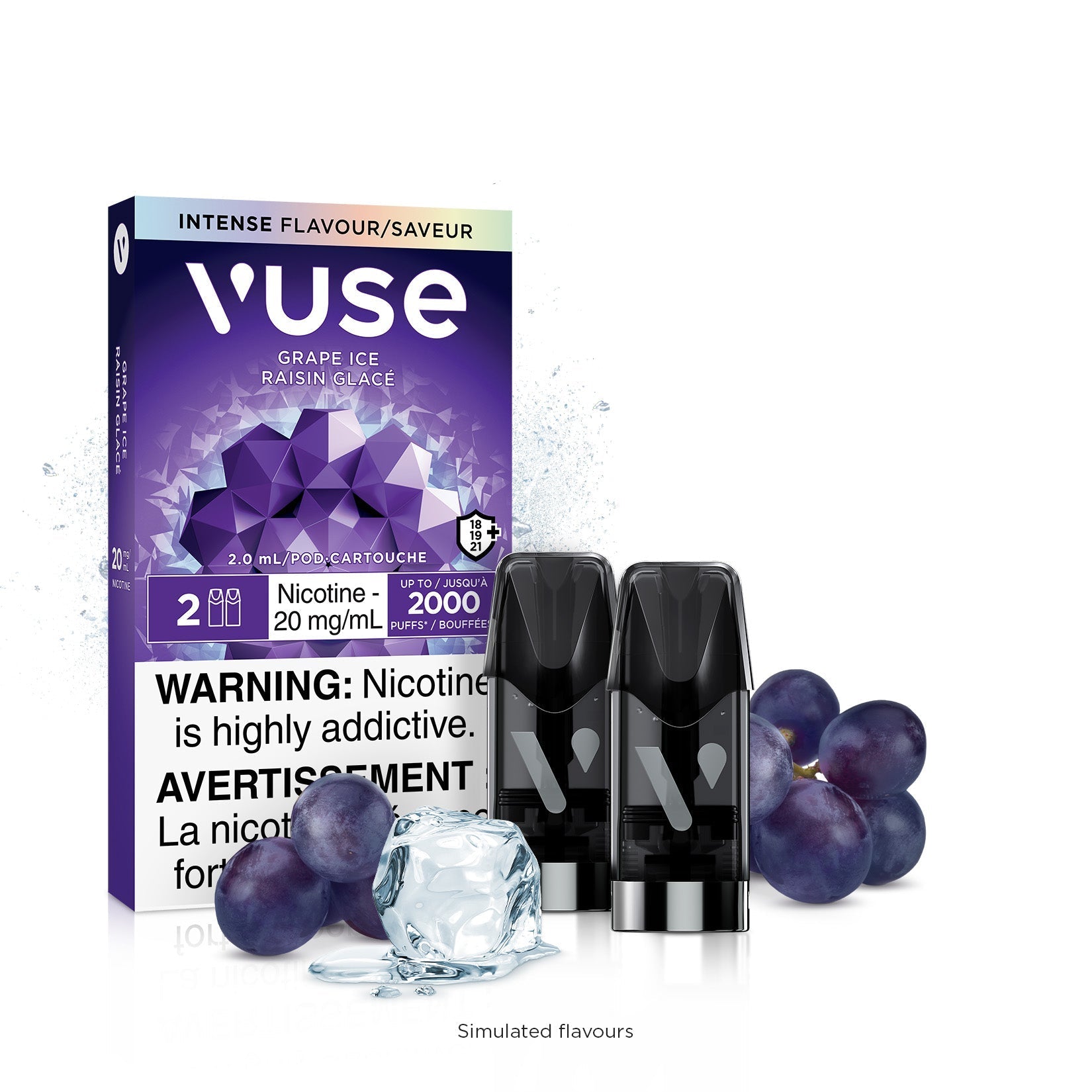 VUSE-Disposable-Vape-Pod-Free-shipping-Grape-Ice-