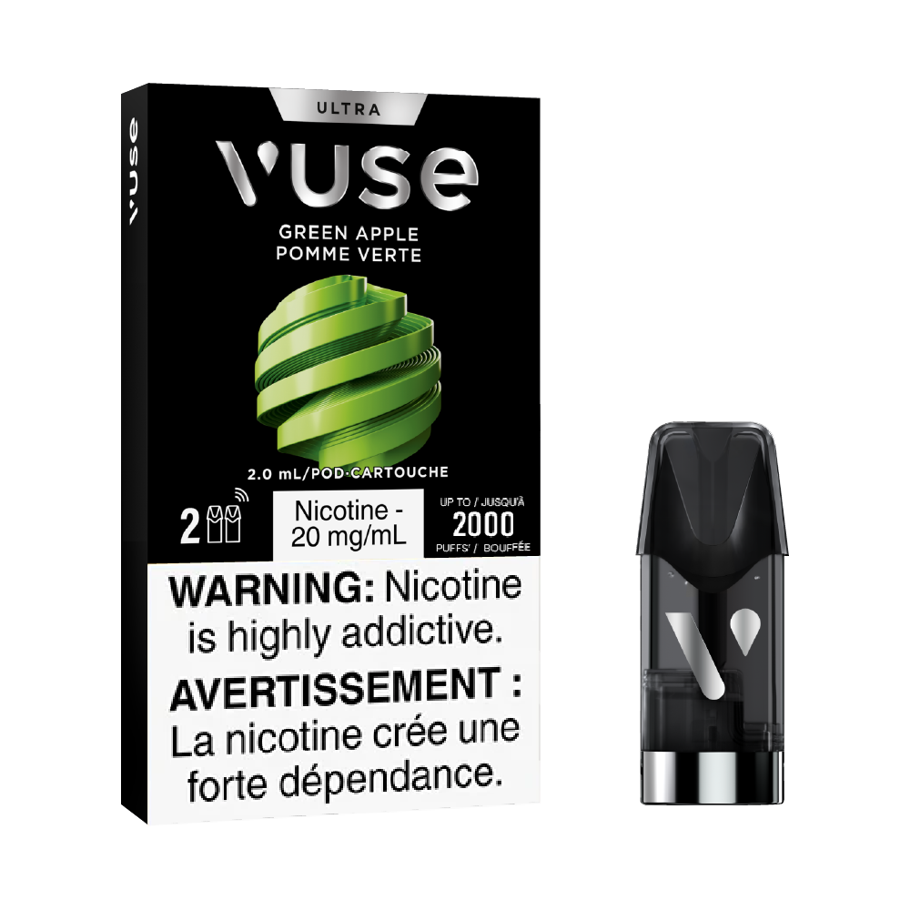 VUSE-Ultra-Disposable-Vape-Eliquid-Pod-Green-Apple-